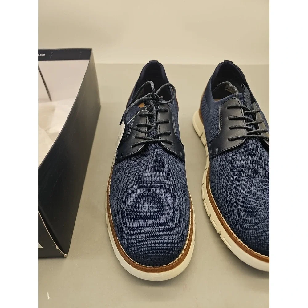 New Men's NAUTICA Lightweight Oxford‎ Shoes Navy Dress Shoes Sz  12 New